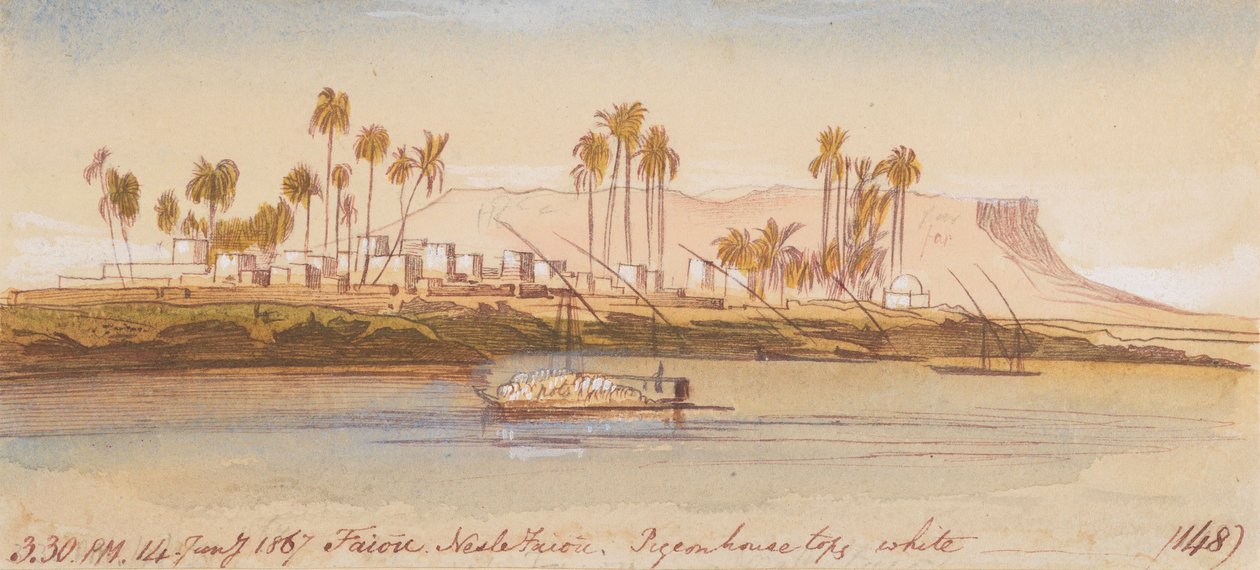 Faiou Nesle Faiou; 1867. január 14., délután 3 óra 30 perc (148) alkotó: Edward Lear