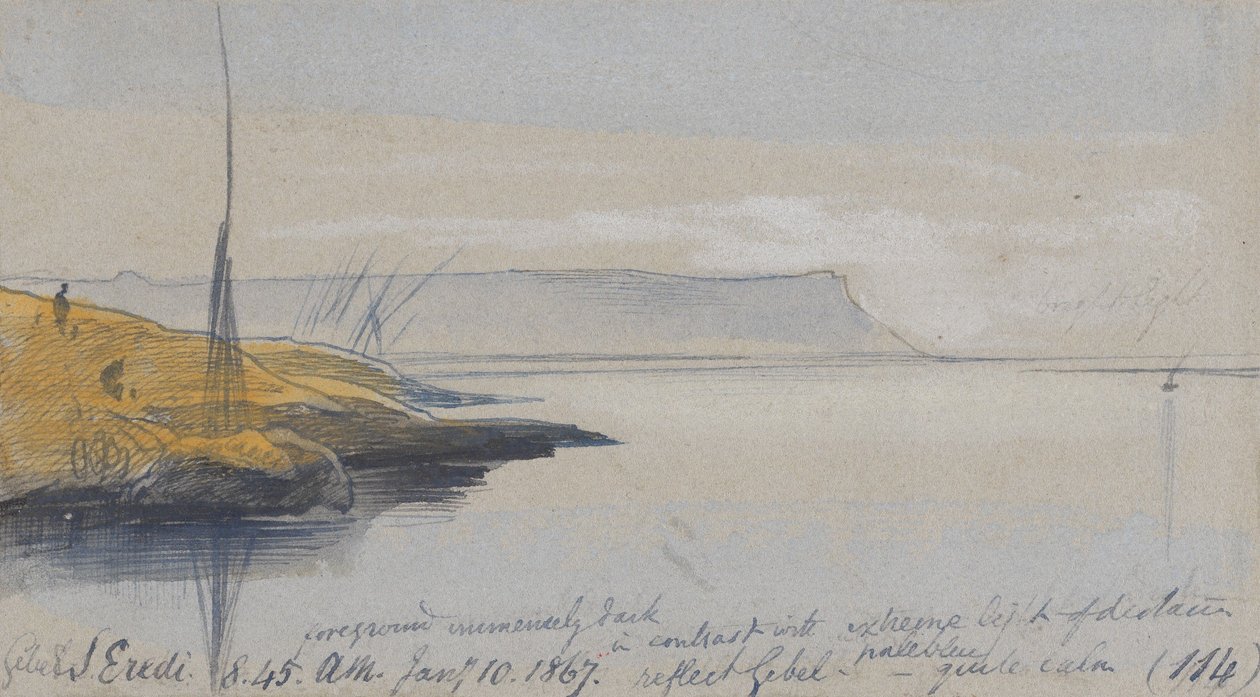 Gebel S. Eredi; 1867. január 10., reggel 8:45 (114) alkotó: Edward Lear