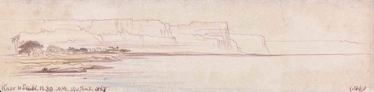 Kasr es Saiad alkotó: Edward Lear