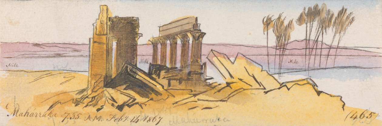 Maharraka, 1867. február 14., 7:35 (465) alkotó: Edward Lear