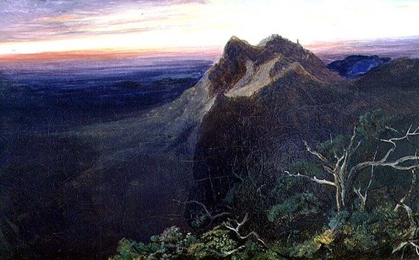 Morn Broaded on the Borders of Darkness (olaj, vászon) alkotó: Edward Lear