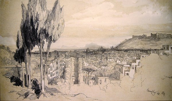 Nápoly alkotó: Edward Lear