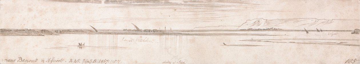 Benout amp; Assioot közelében alkotó: Edward Lear
