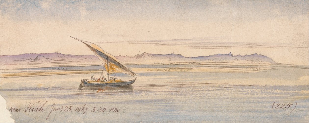Kilh közelében alkotó: Edward Lear