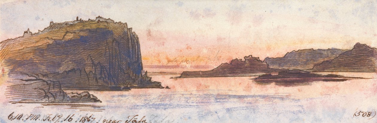 Tafa közelében, 1867. február 16. 18:10, 1867. február 16. (508) alkotó: Edward Lear