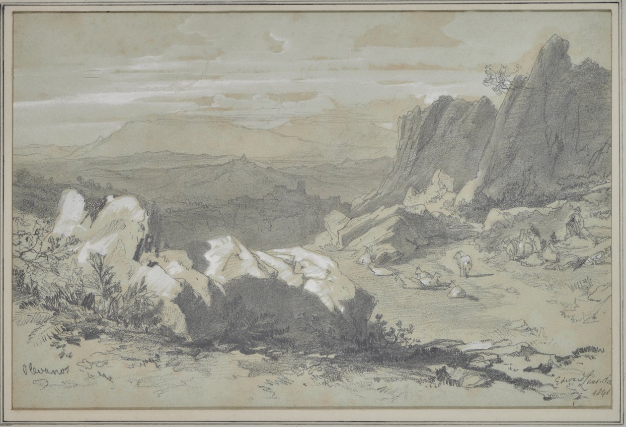 Olevano alkotó: Edward Lear