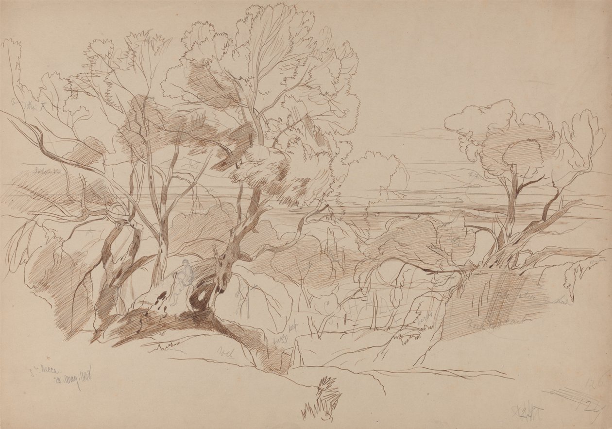 Santa Decca, Korfu, 1848. május 28. (126) alkotó: Edward Lear