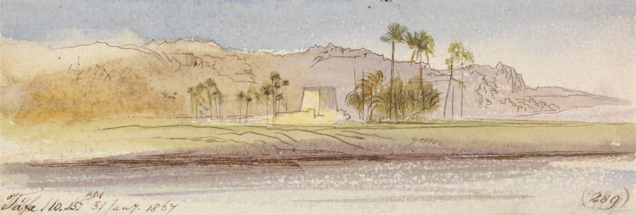 Tafa, 1867. január 31. 10:15, 10:15 (289) alkotó: Edward Lear