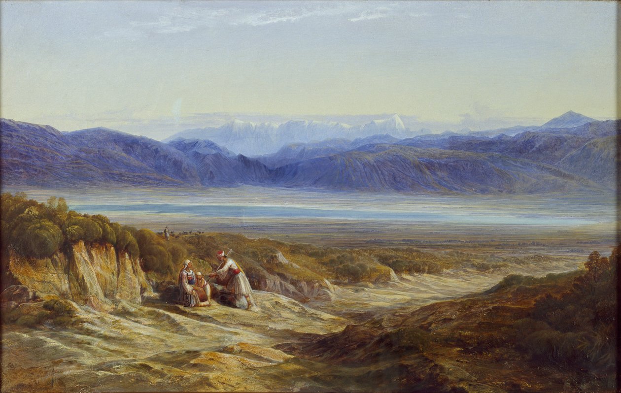 Thermopylae, 1872 alkotó: Edward Lear