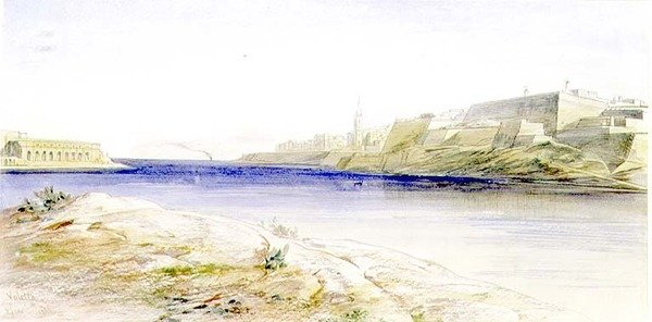 Valletta, Málta alkotó: Edward Lear