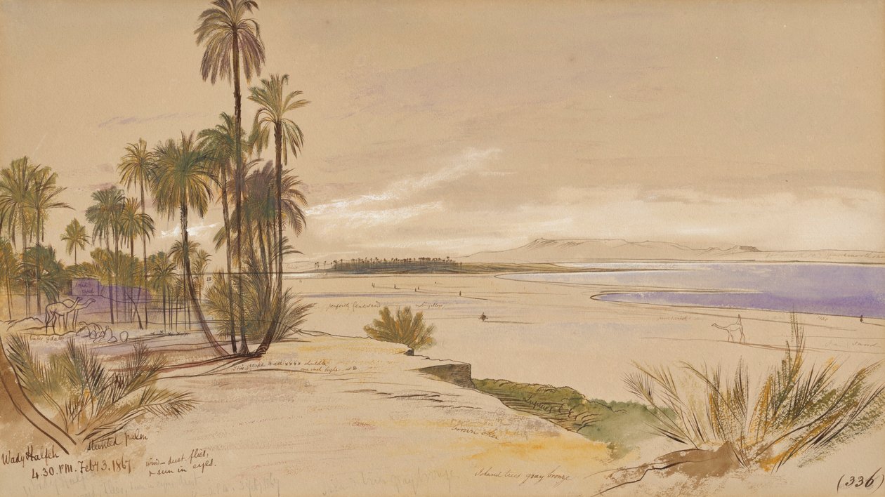 Wadi Halfa, Szudán alkotó: Edward Lear