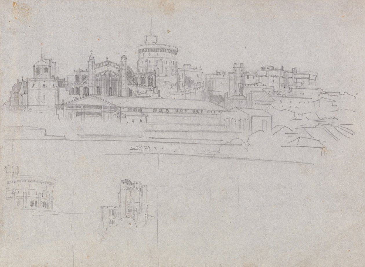 Windsor-kastély alkotó: Edward Lear