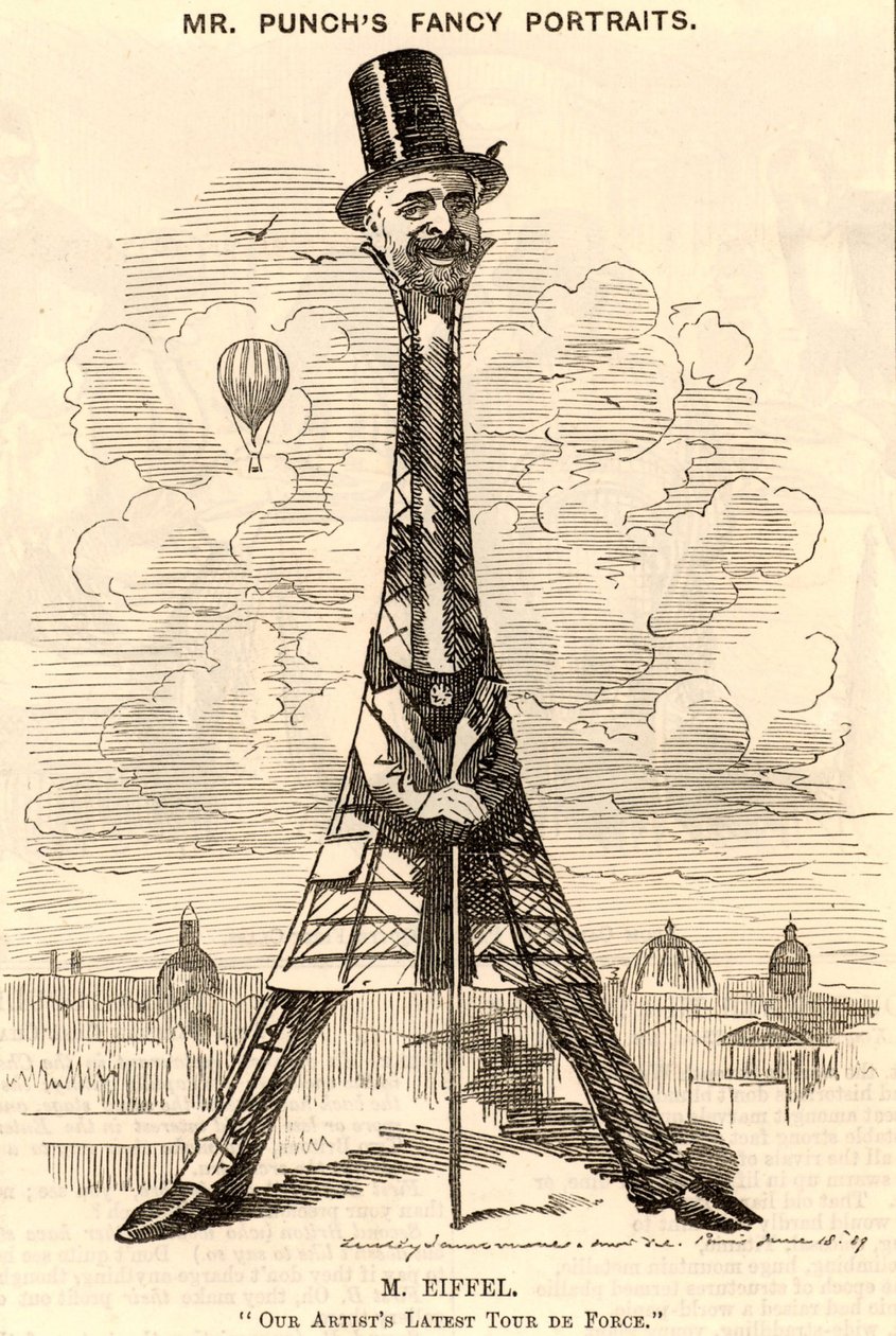 ""(Alexandre) Gustave Eiffel (1832-1923) francia építőmérnök alkotó: Edward Linley Sambourne