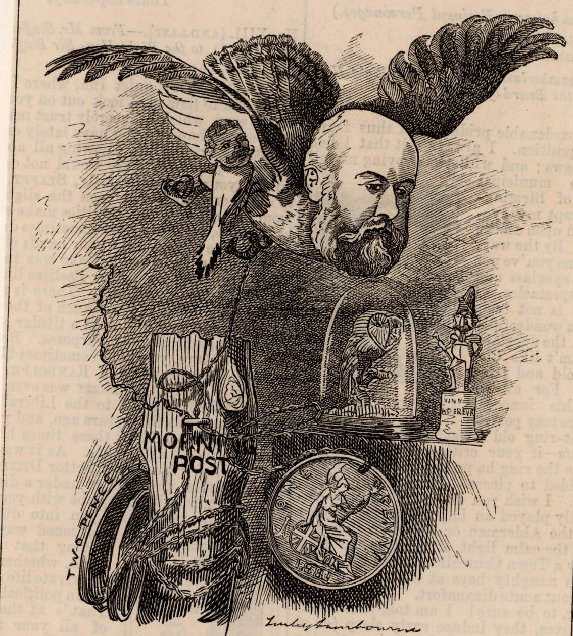 Algernon Borthwick, Glenesk báró (1830-1908) alkotó: Edward Linley Sambourne