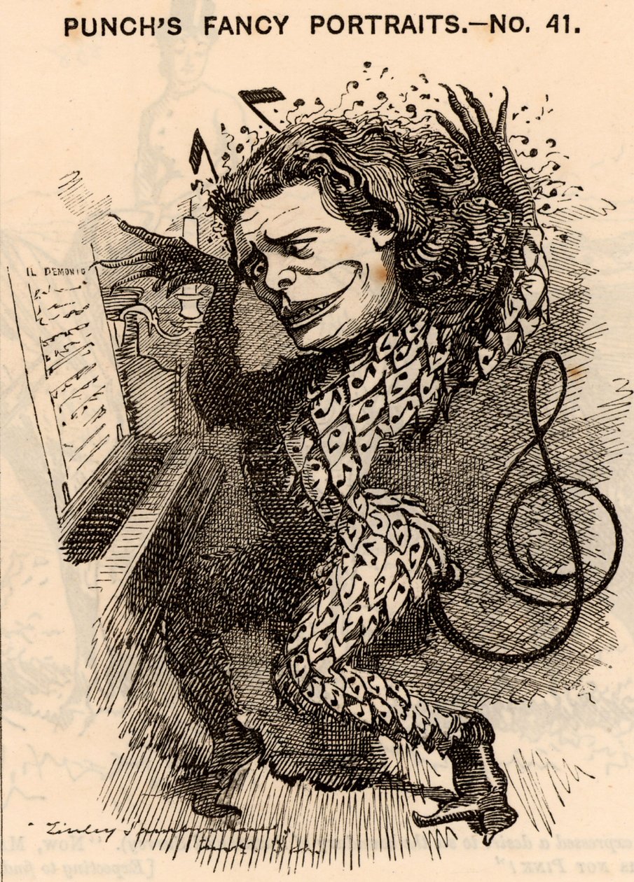 Anton Rubenstein (1829-1894) alkotó: Edward Linley Sambourne