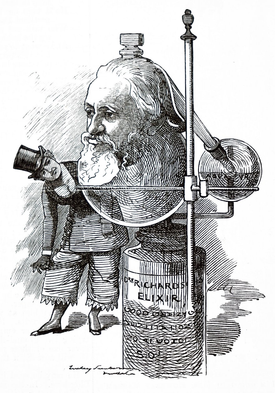 Benjamin Ward Richardson. alkotó: Edward Linley Sambourne