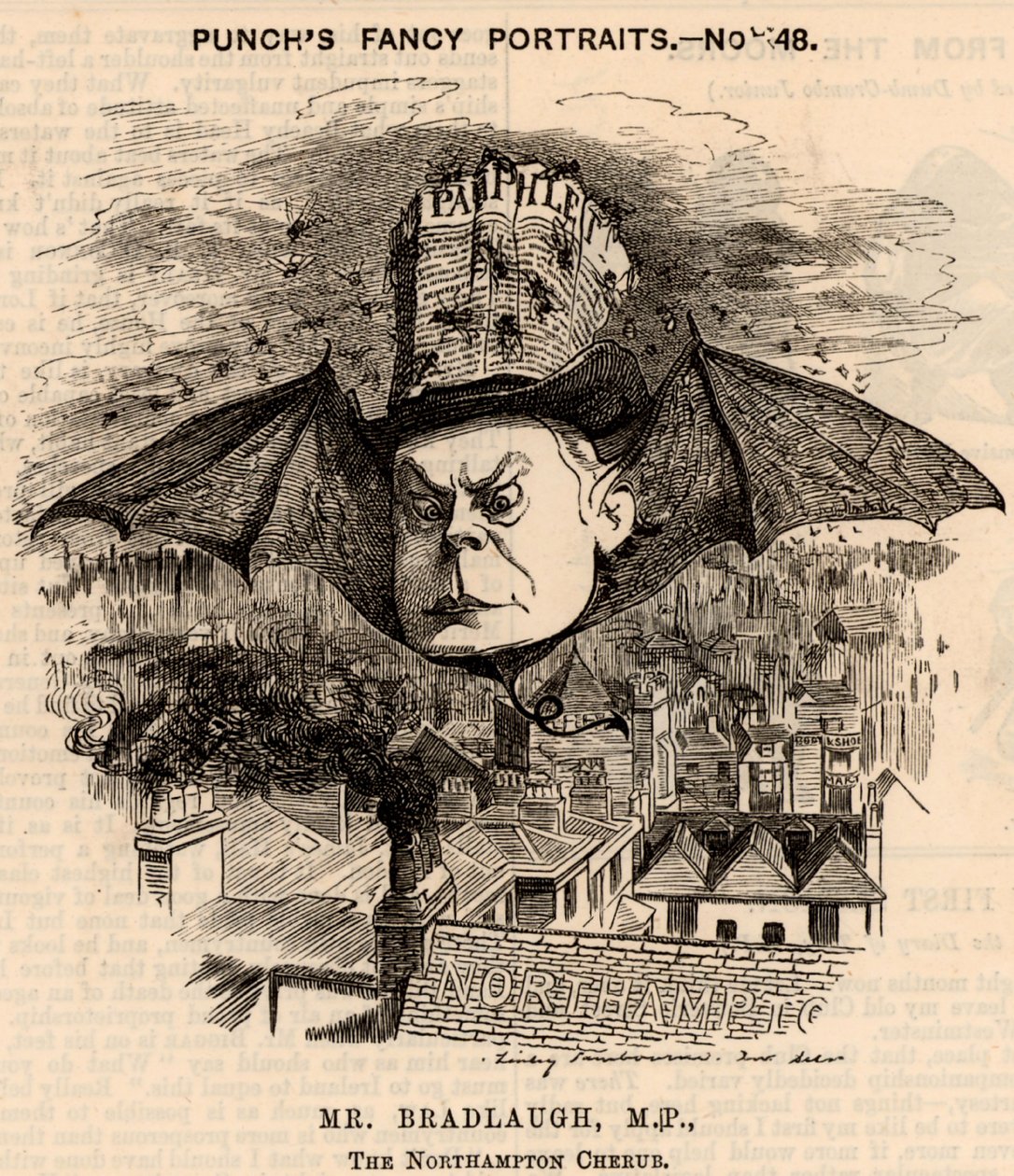 Charles Bradlaugh (1833-1891) alkotó: Edward Linley Sambourne