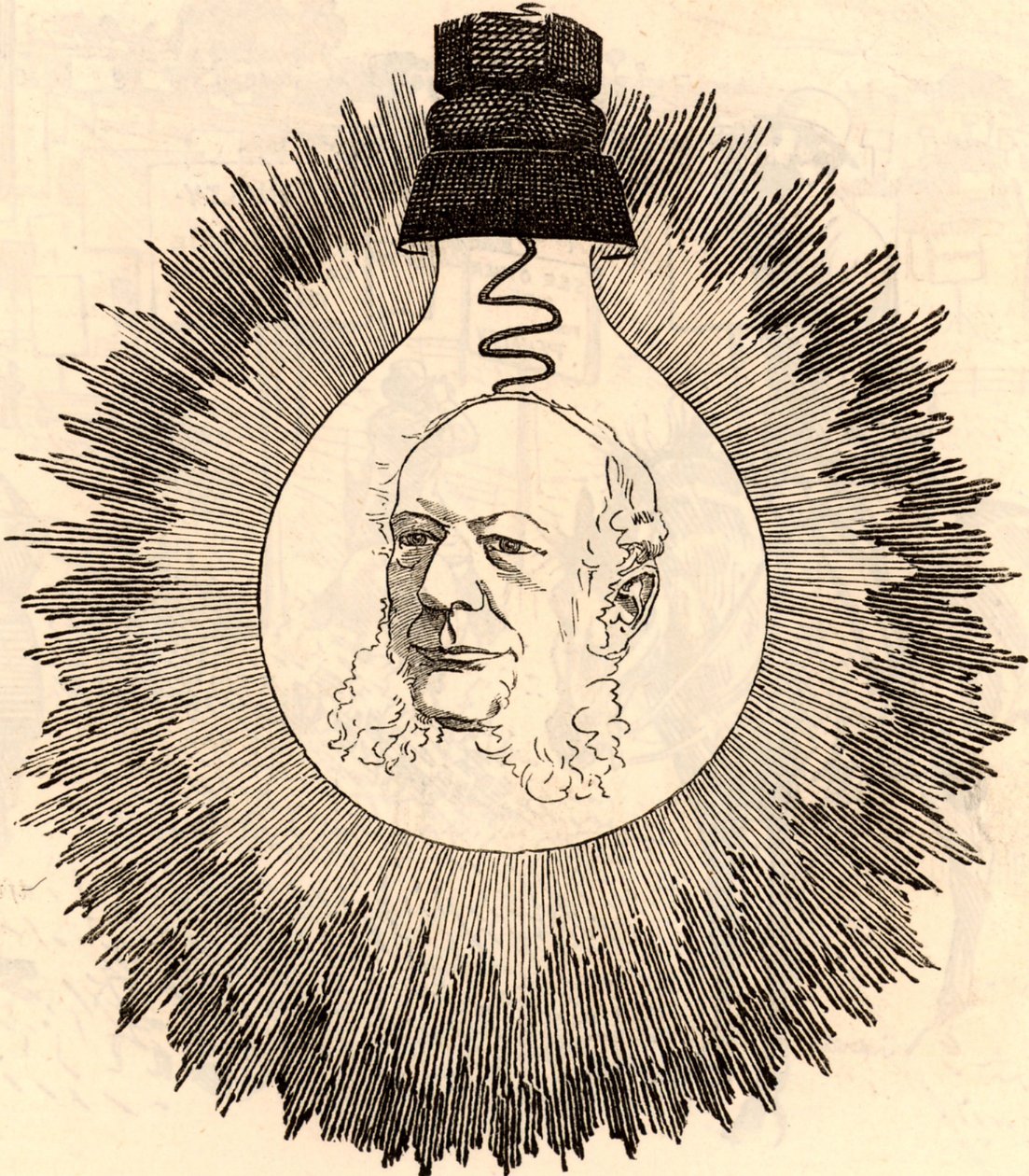 Charles William Siemens (1823-1883) alkotó: Edward Linley Sambourne