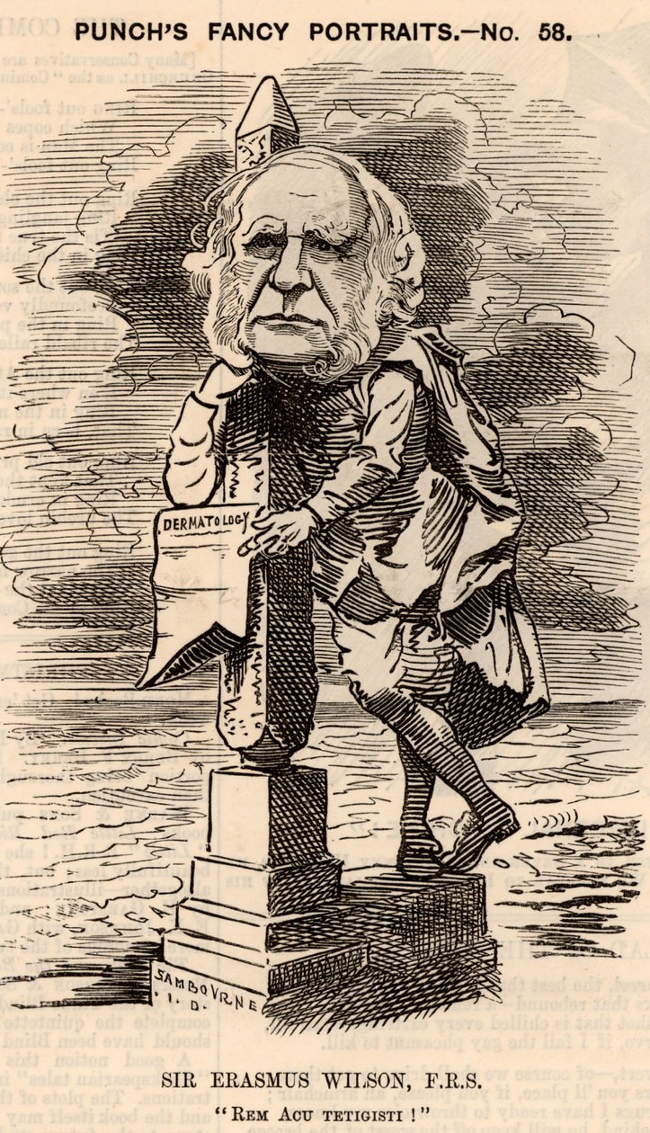 Erasmus Wilson (1809-1884) alkotó: Edward Linley Sambourne