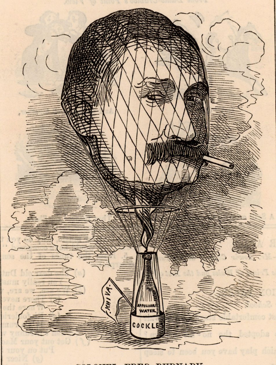 Frigyes Gustavus Burnaby alkotó: Edward Linley Sambourne