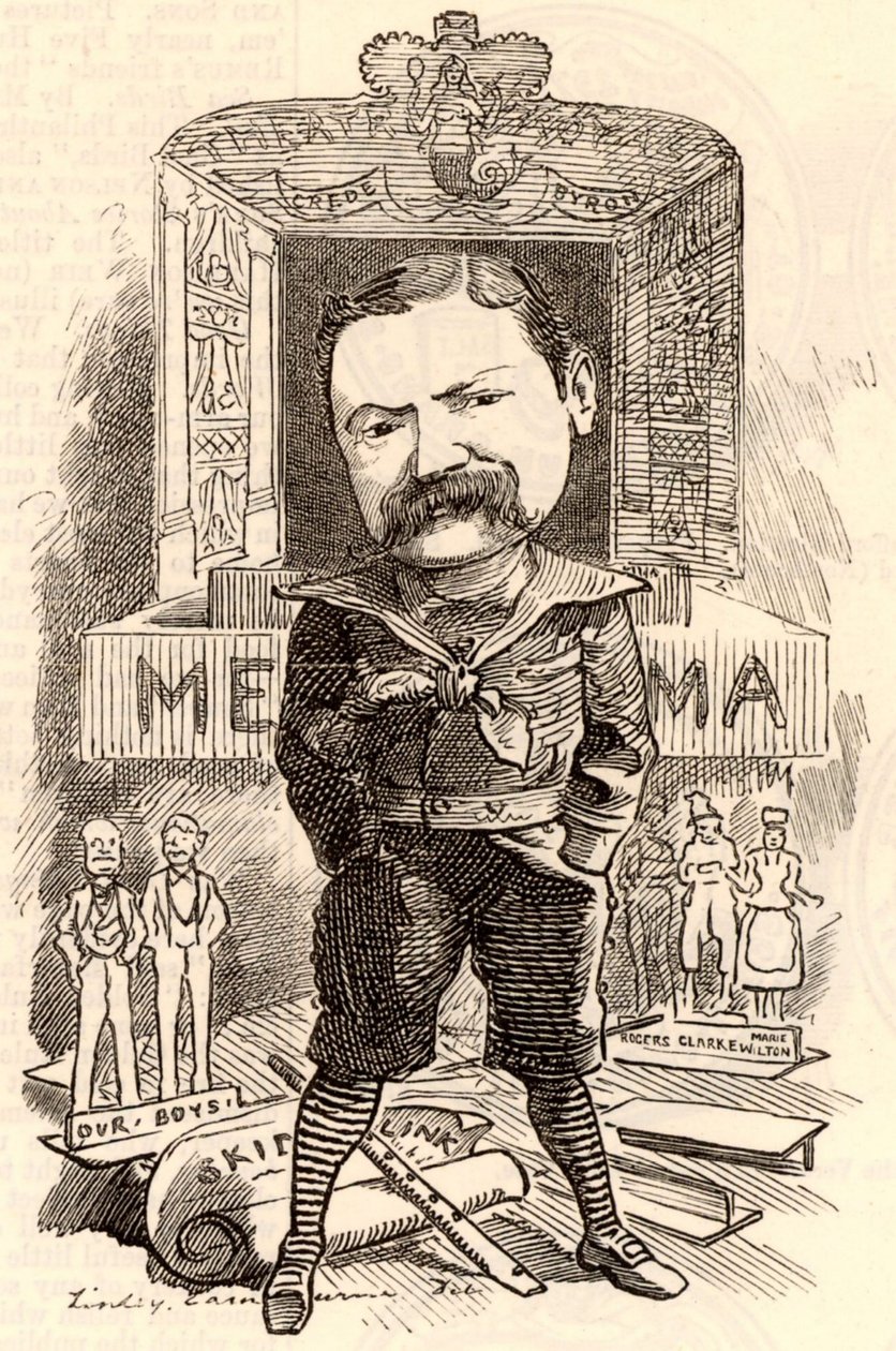 Henry James Byron portréja alkotó: Edward Linley Sambourne