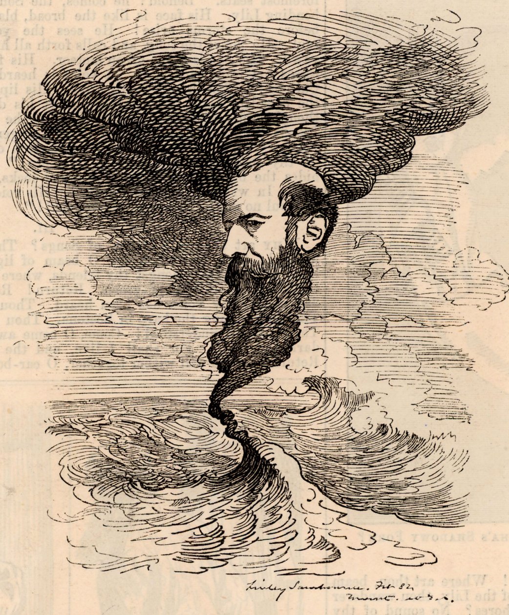 Wilfred Lawson portréja alkotó: Edward Linley Sambourne