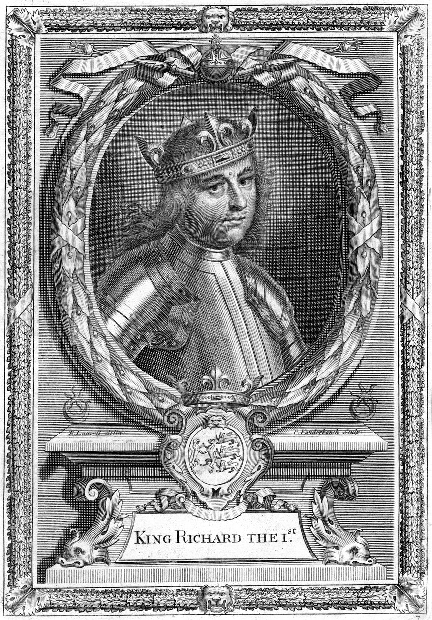 I. Richárd angol király. alkotó: Edward Lutterell