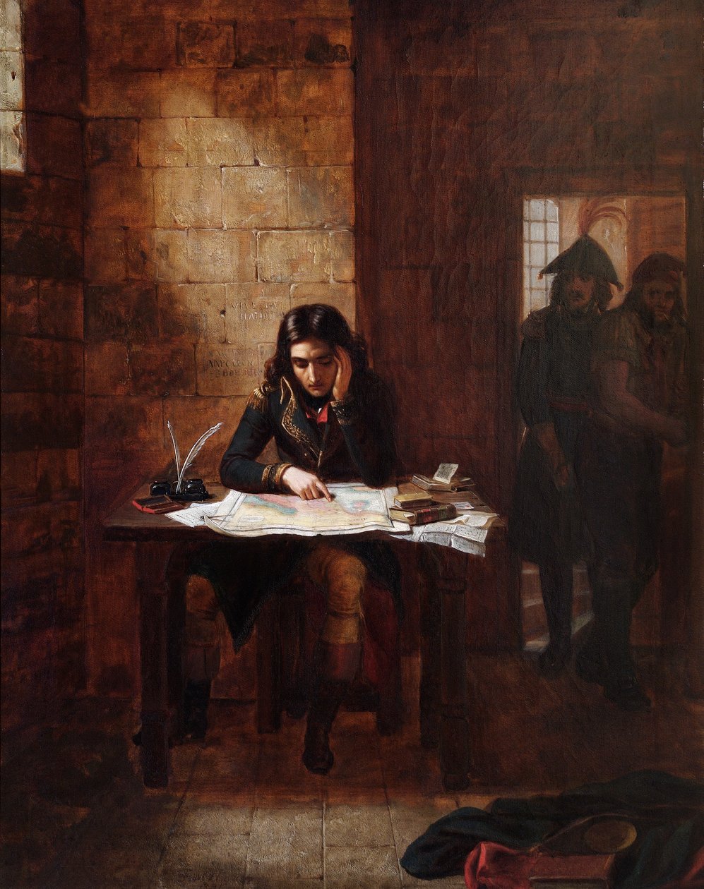 Napóleon a nizzai börtönben 1794-ben alkotó: Edward Matthew Ward