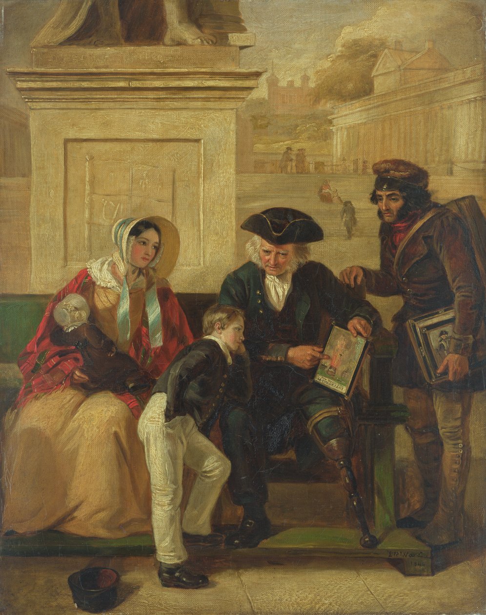 Aboukir veteránja, 1844 alkotó: Edward Matthew Ward