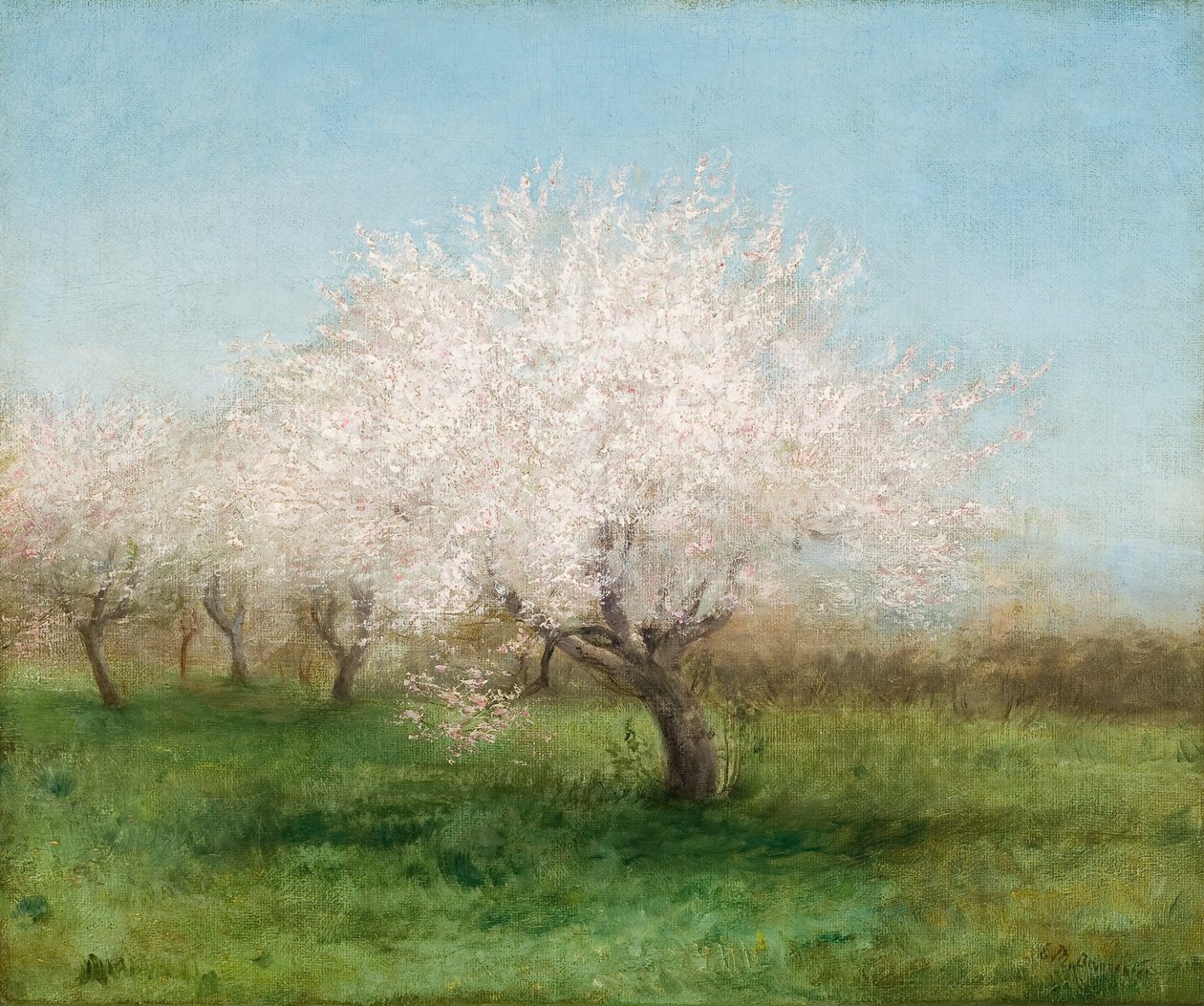 Almafák a réten 1890 (Olaj, vászon) alkotó: Edward Mitchell Bannister