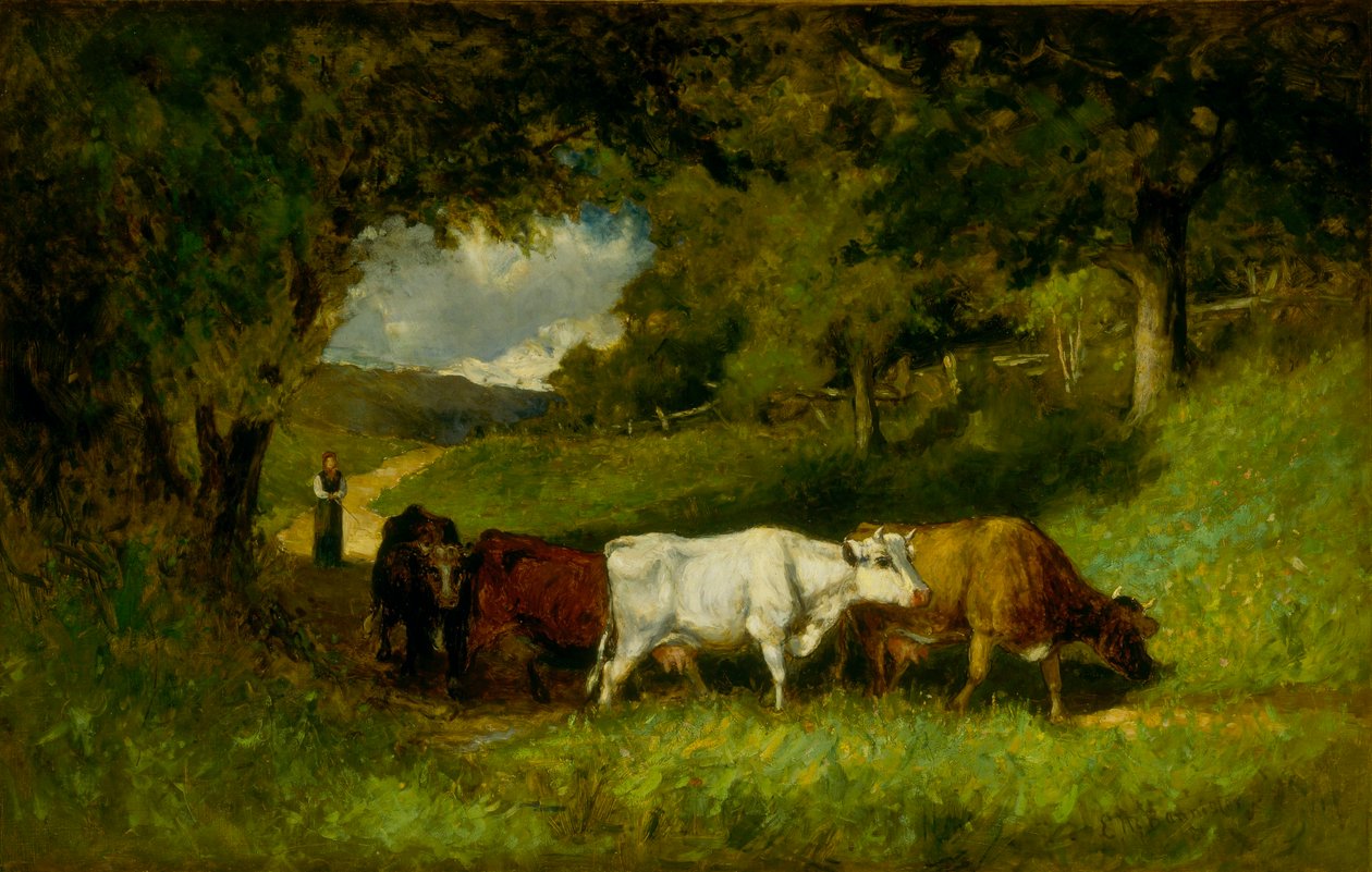 A tehenek hazahajtása alkotó: Edward Mitchell Bannister