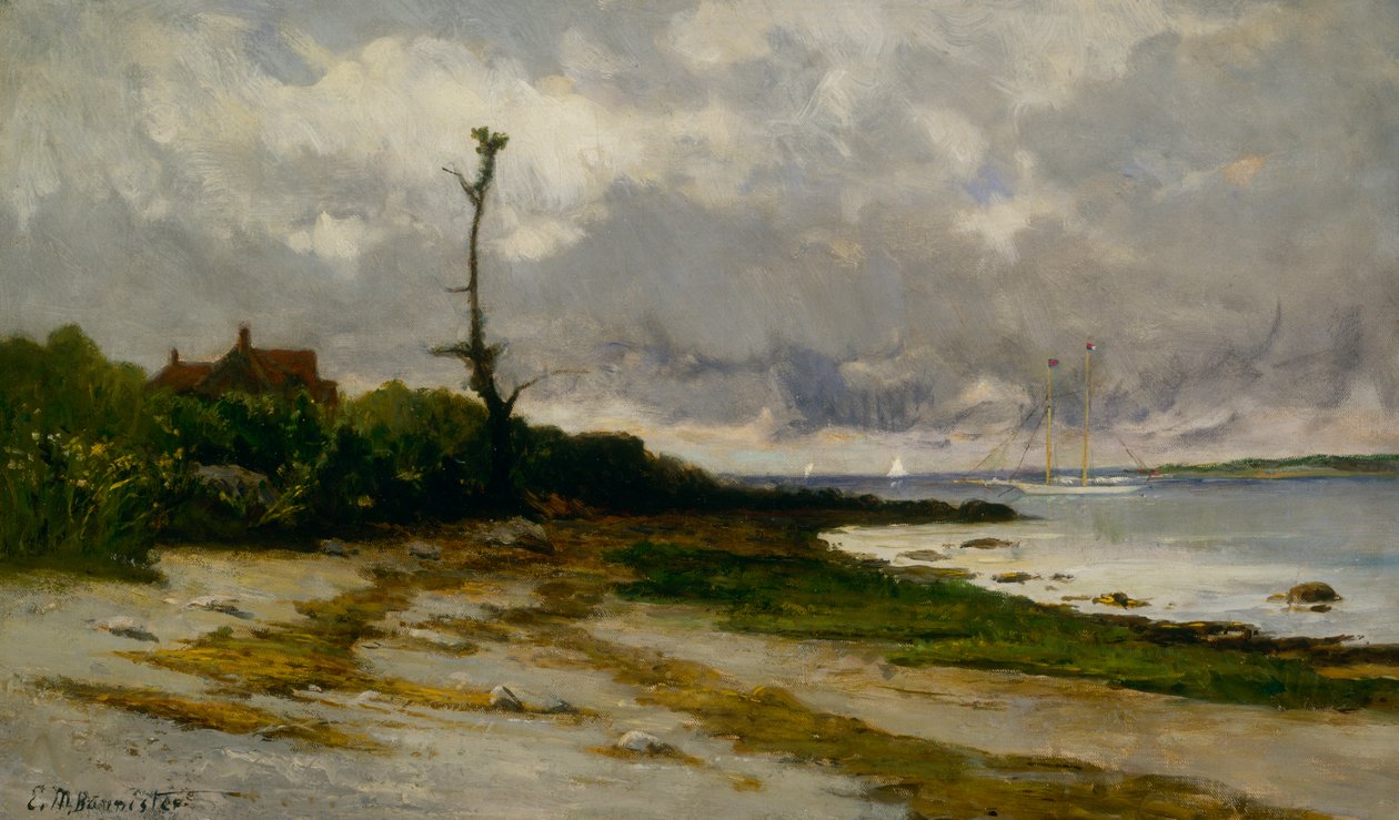 Táj Newport közelében, R. I., kb. 1877-1878. alkotó: Edward Mitchell Bannister