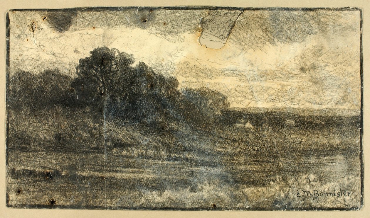 Tájkép fákkal alkotó: Edward Mitchell Bannister