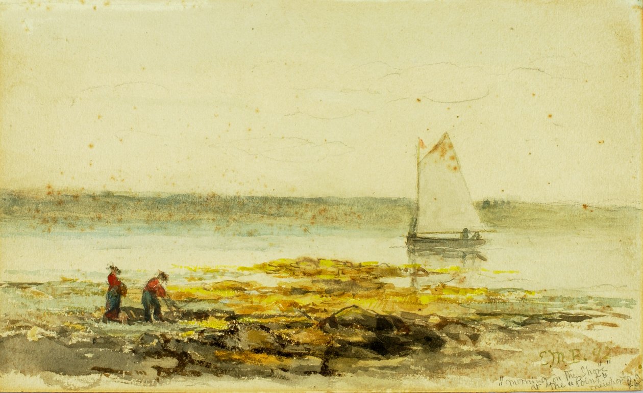 Reggel a parton, 1892. alkotó: Edward Mitchell Bannister