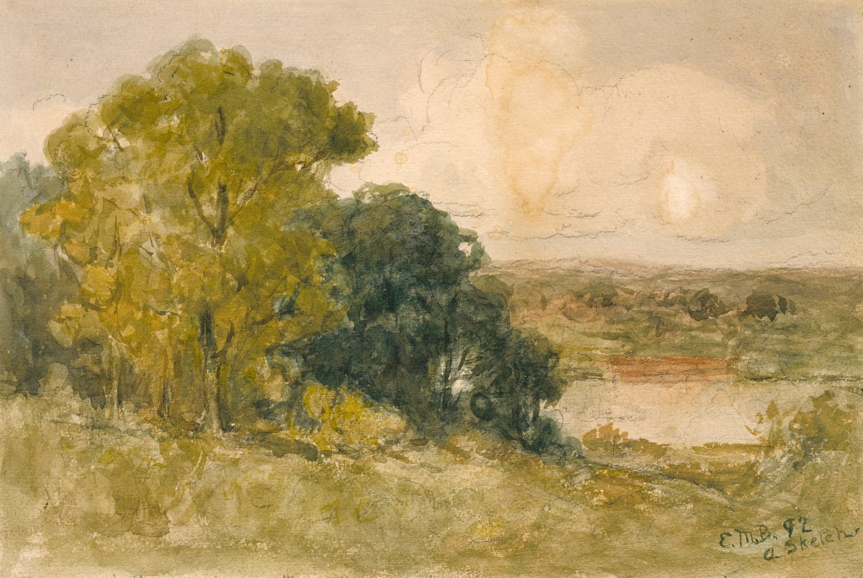 A Seekonk folyón alkotó: Edward Mitchell Bannister
