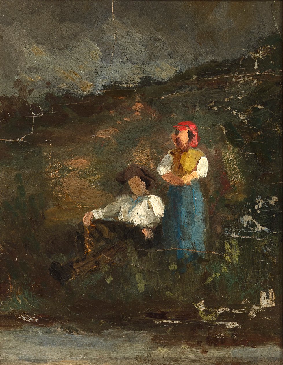 Nyugalom, n.d. alkotó: Edward Mitchell Bannister