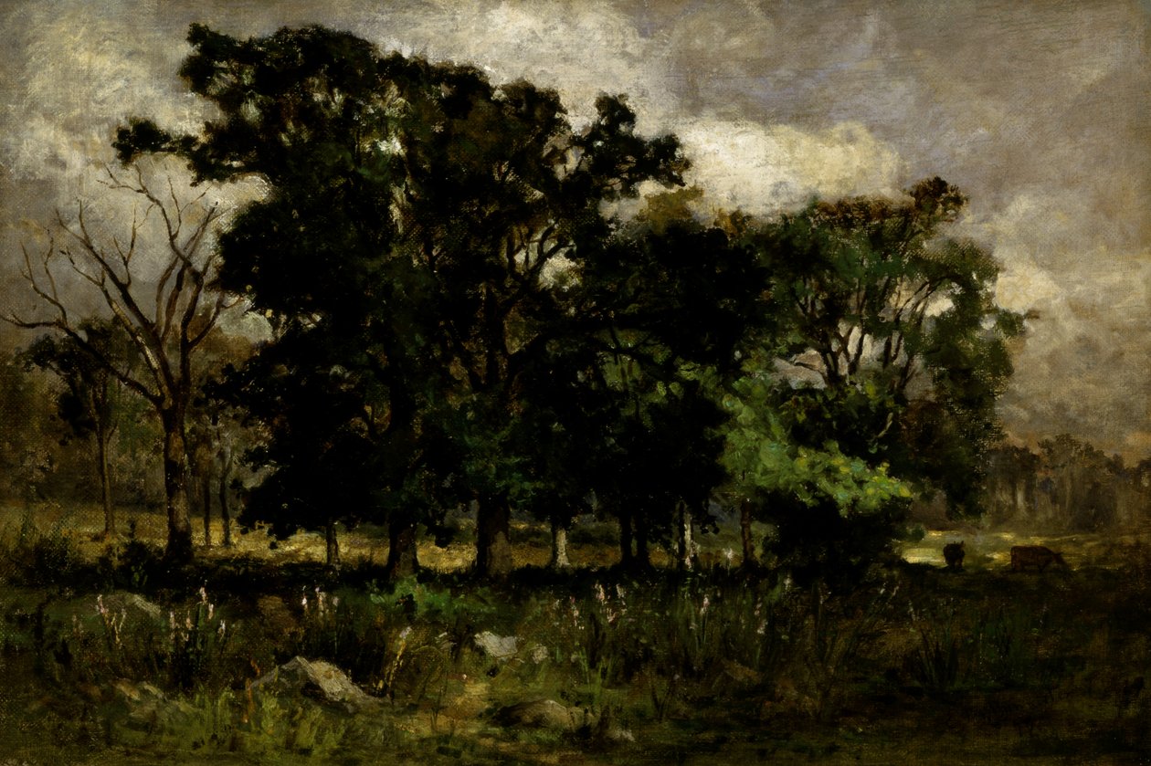 Fa táj, 1877. alkotó: Edward Mitchell Bannister