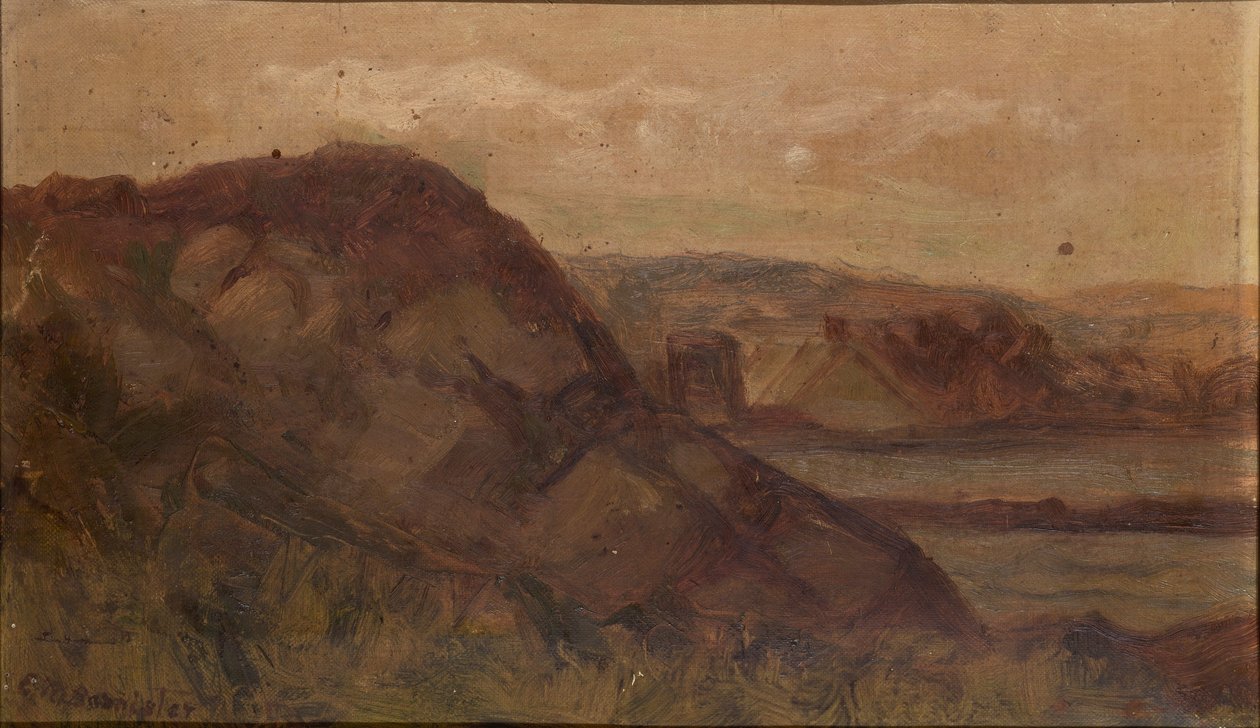Cím nélkül (tájkép sziklákkal) alkotó: Edward Mitchell Bannister