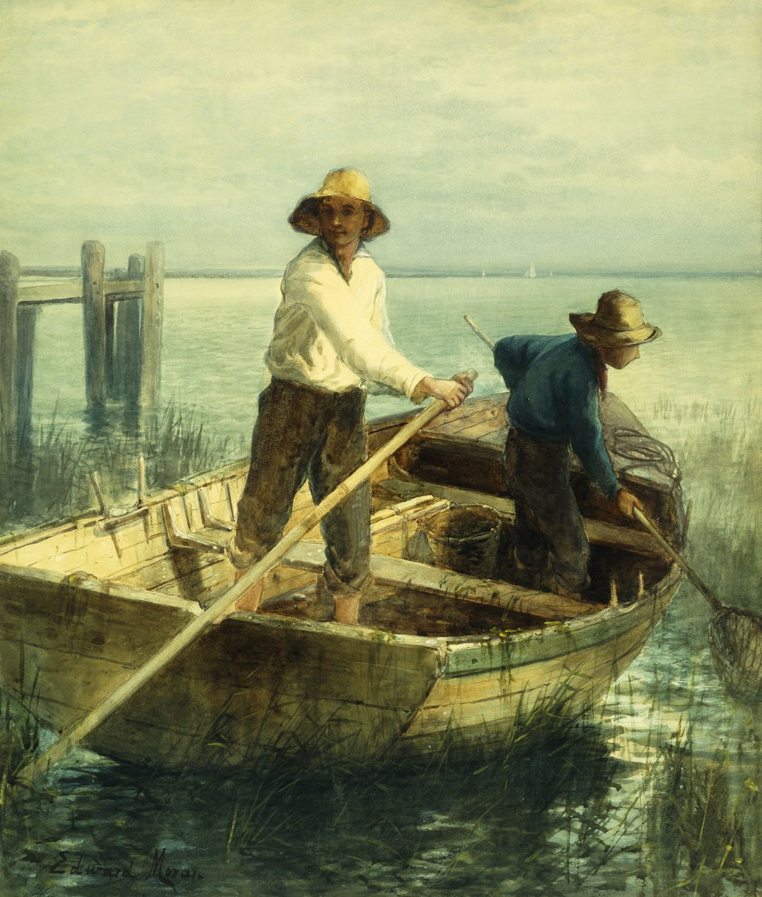 Elrugaszkodni, alkotó: Edward Moran