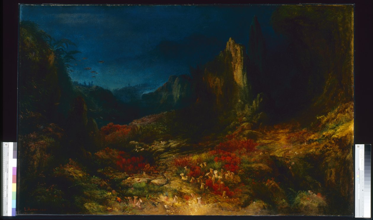 A völgy a tengerben (olaj, vászon) alkotó: Edward Moran