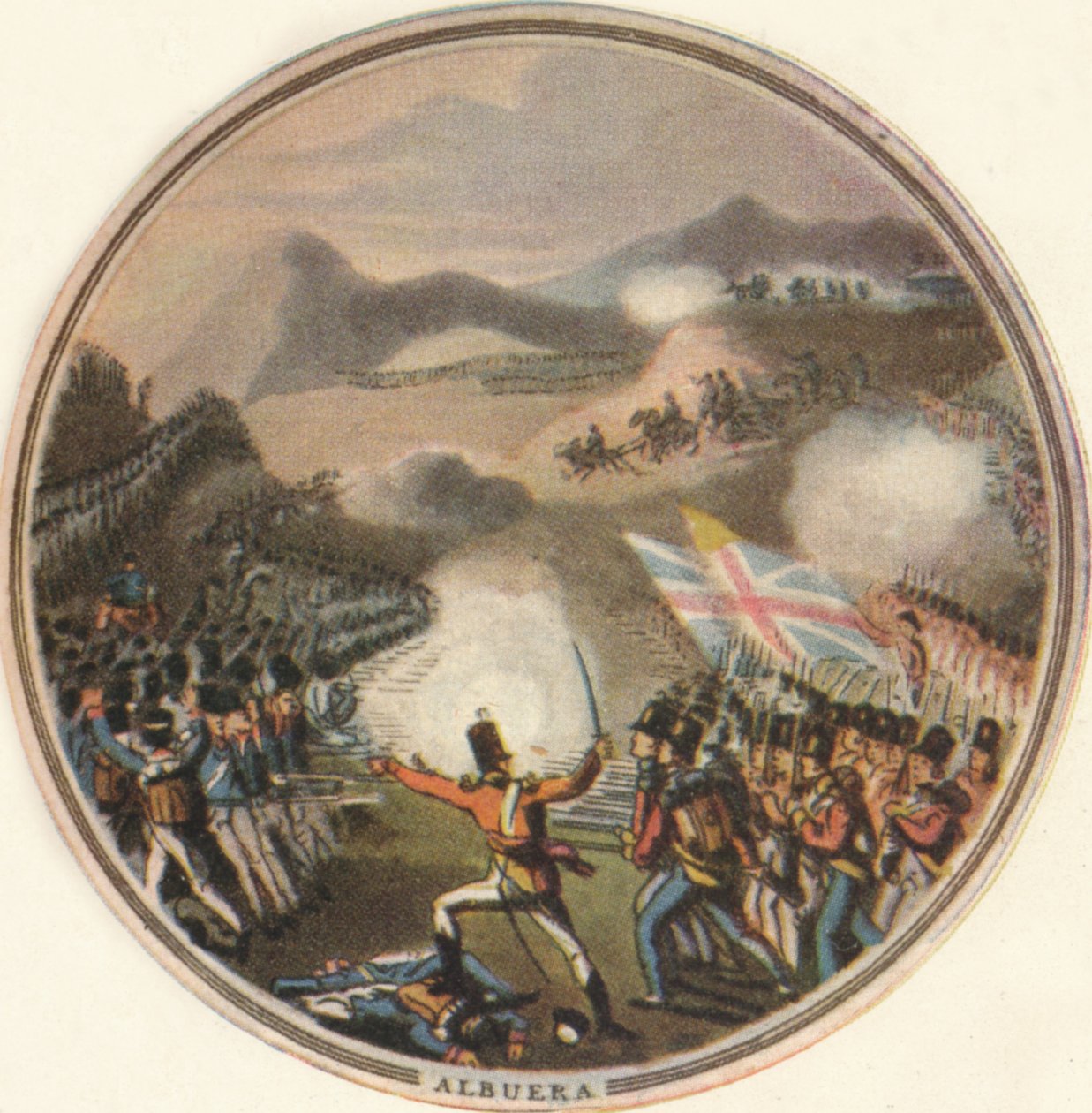 Albuera csata, 1815, 1910 alkotó: Edward Orme
