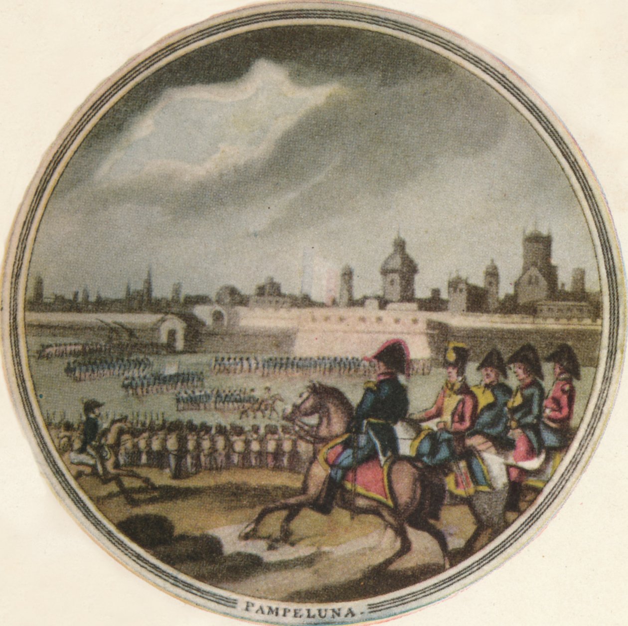 Pampelunai csata, 1815, 1910 alkotó: Edward Orme