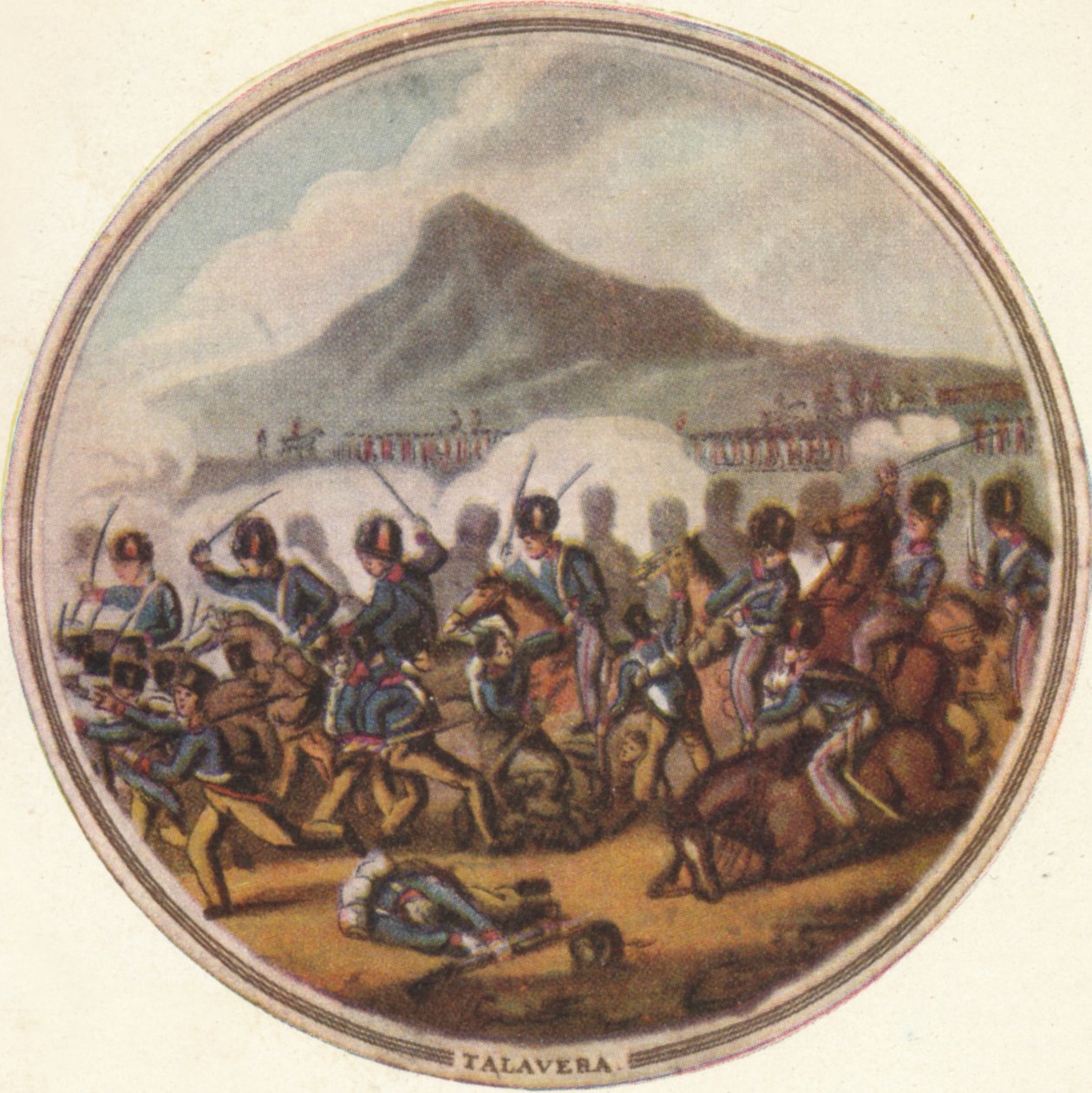 Talaverai csata, 1815, 1910 alkotó: Edward Orme