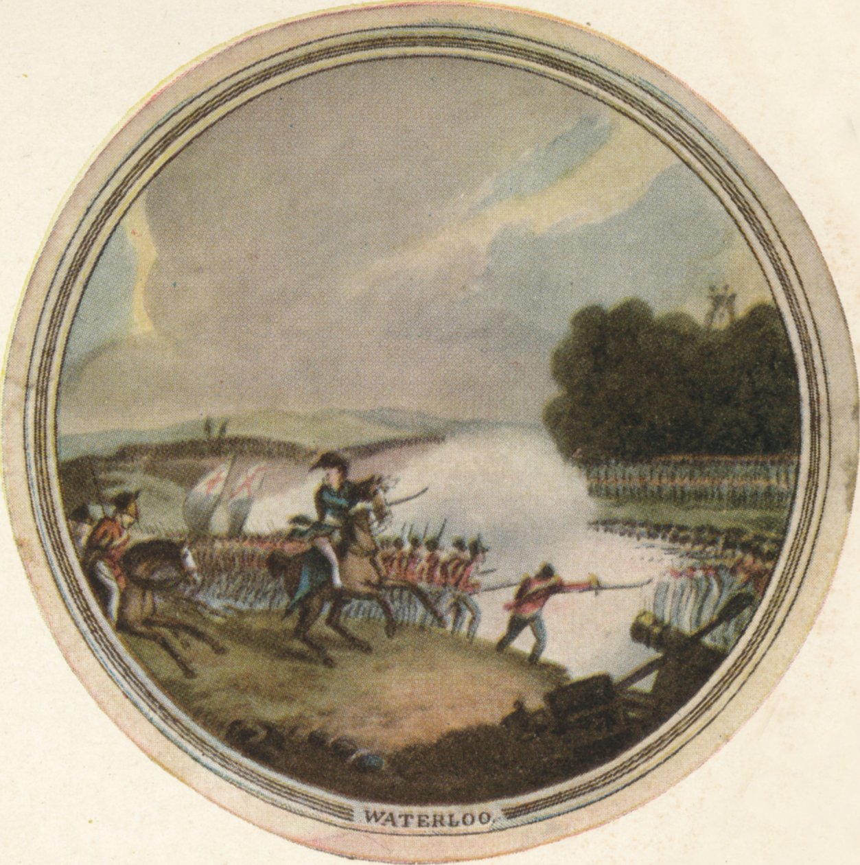 Waterloo-i csata, 1815, 1910 alkotó: Edward Orme