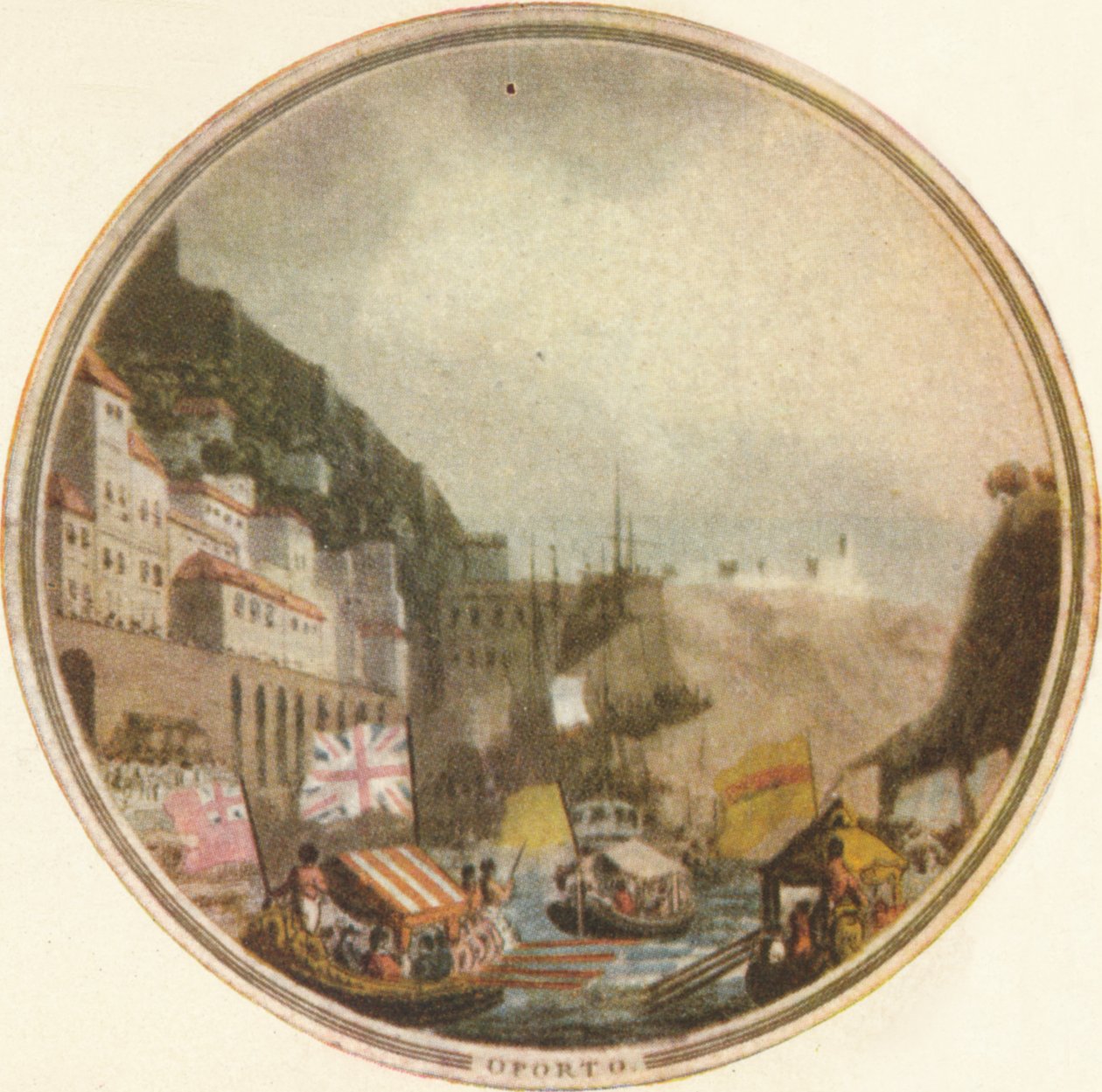 A Douro áthaladása, 1815, 1910 alkotó: Edward Orme