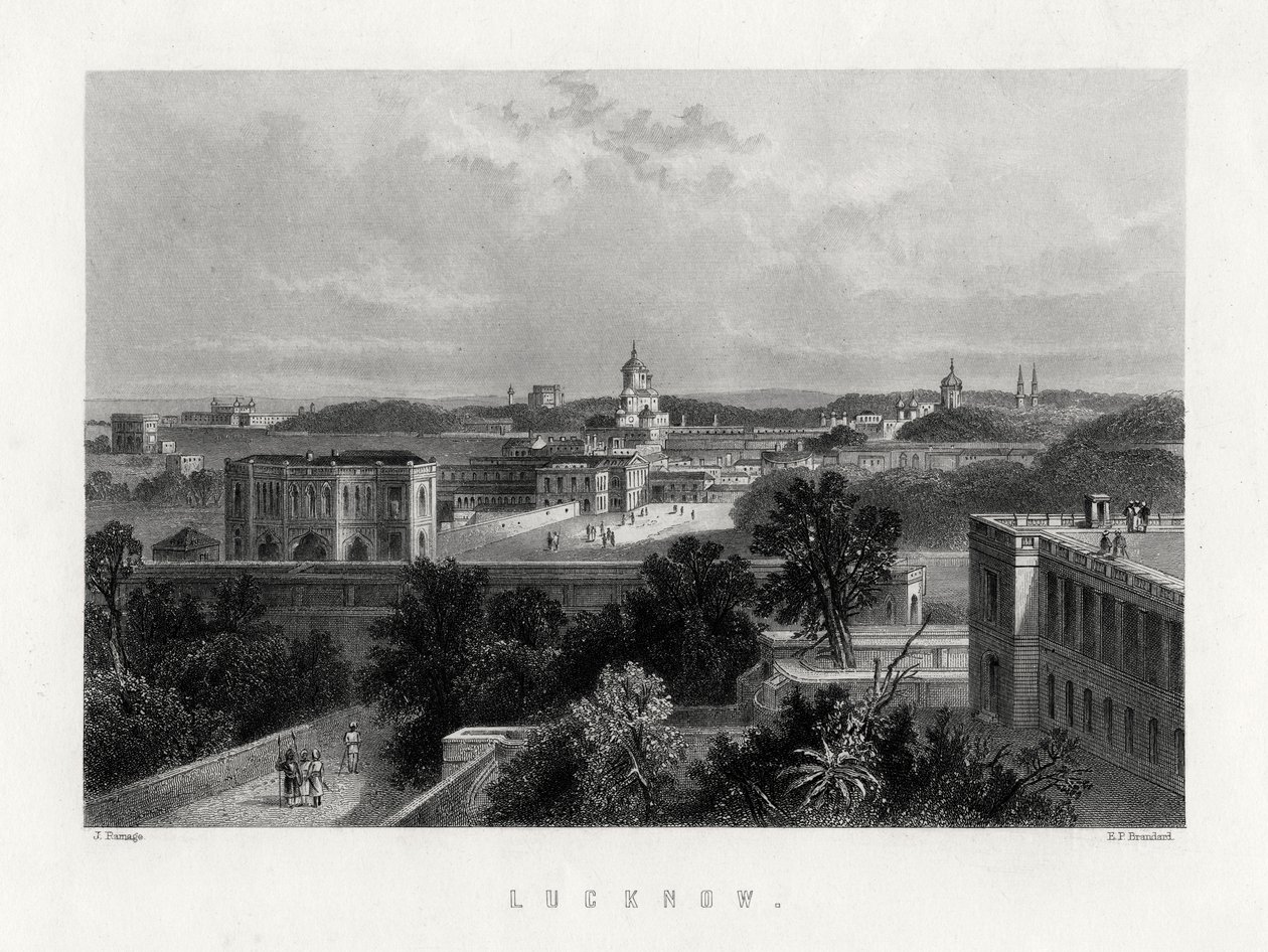 Lucknow, Uttar Pradesh, India, 19. század alkotó: Edward Paxman Brandard