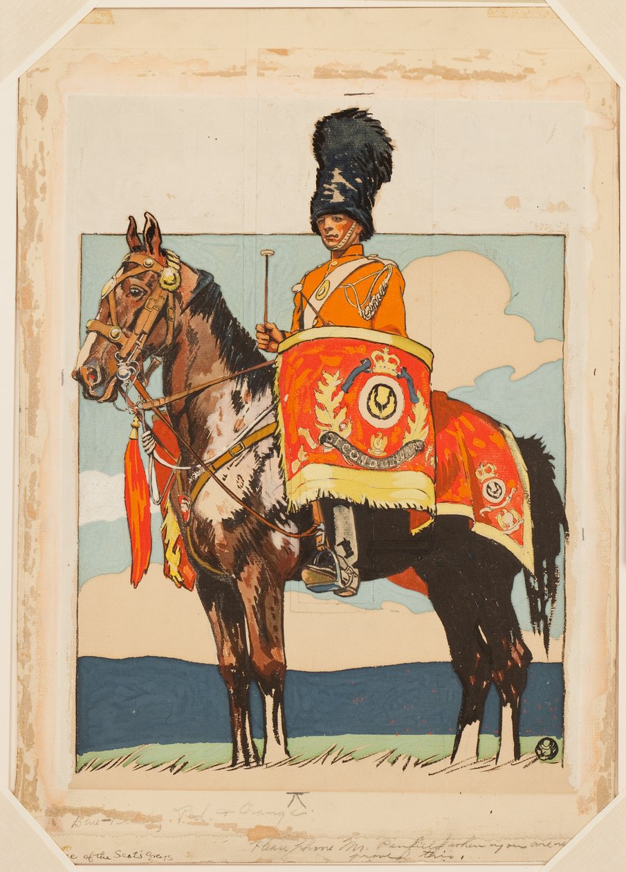 A skót szürkék doblova alkotó: Edward Penfield