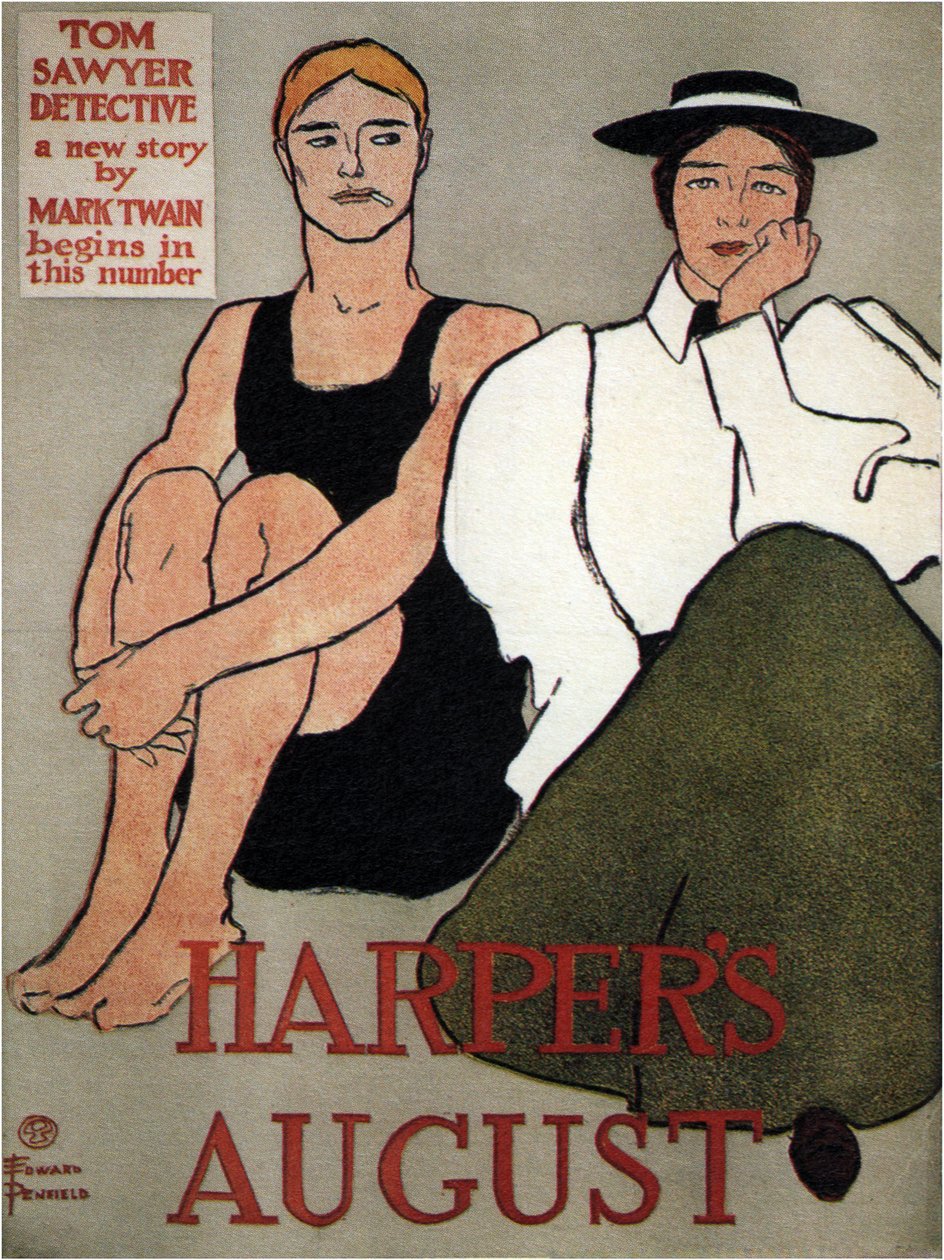Harpers, 1896. augusztus alkotó: Edward Penfield