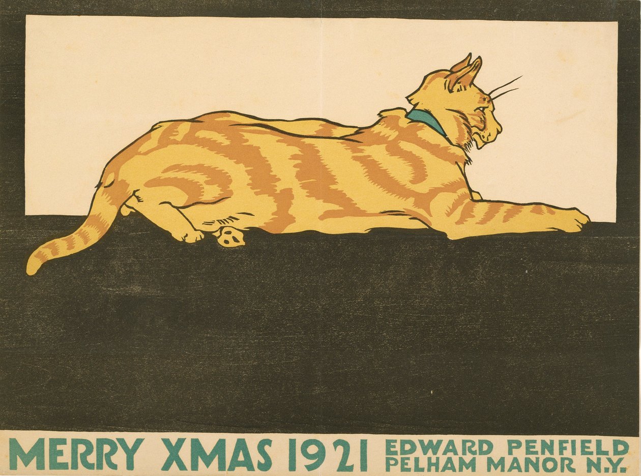 Fröhliche Weihnachten, 1921 alkotó: Edward Penfield