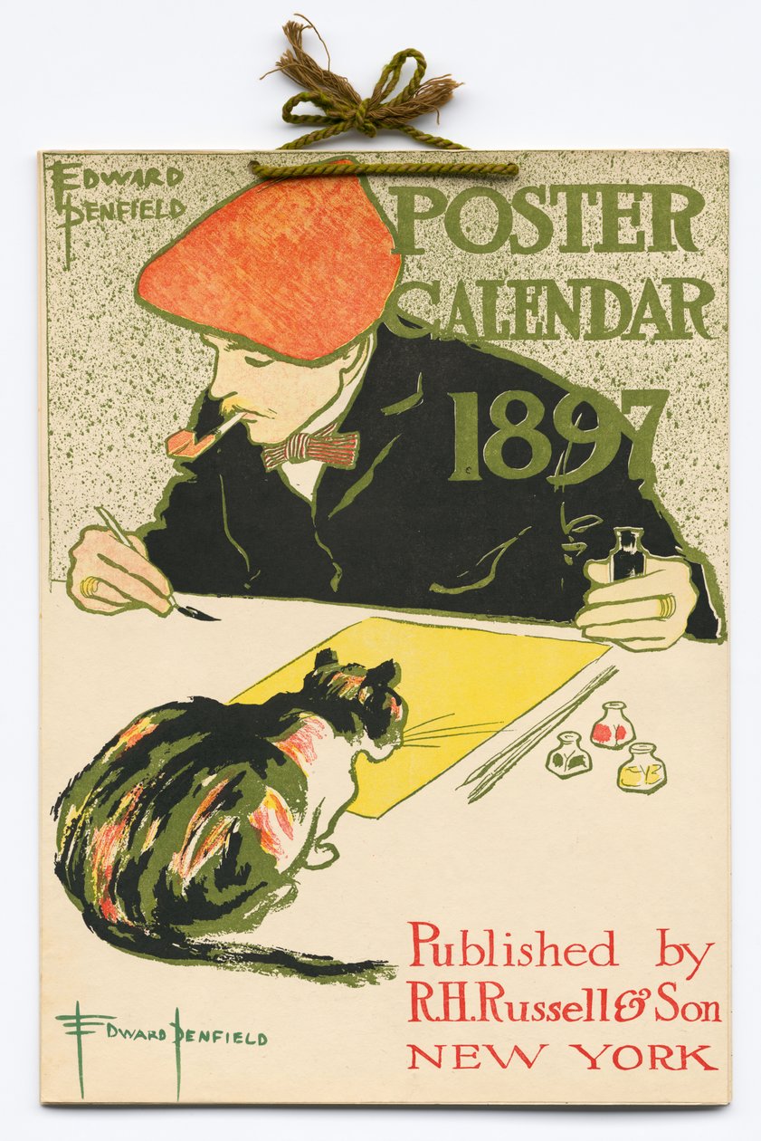 Kalenderplakat 1897 alkotó: Edward Penfield